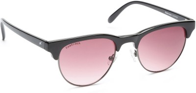 Fastrack Clubmaster Sunglasses(For Women, Violet)