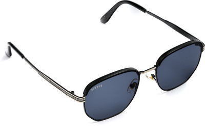 Eyeric Round Sunglasses(For Men & Women, Blue)