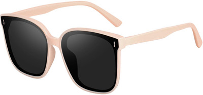 ARICKS Over-sized Sunglasses(For Men & Women, Black)