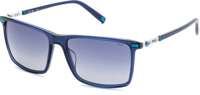 FILA Retro Square Sunglasses(For Men, Blue)