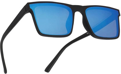 ELLIGATOR Rectangular Sunglasses(For Men & Women, Blue)