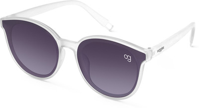 Woggles Round Sunglasses(For Boys & Girls, Black)