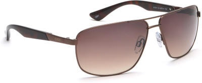 IDEE Rectangular Sunglasses(For Men, Brown)