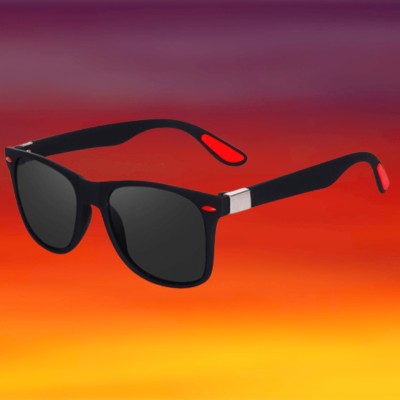 Rich Club Wayfarer Sunglasses(For Men, Black)