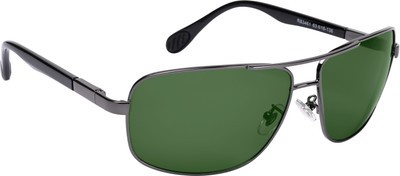 Roadster Wayfarer, Rectangular Sunglasses(For Men, Green)