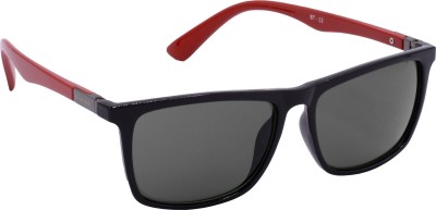 Redleaf Rectangular Sunglasses(For Men & Women, Grey)