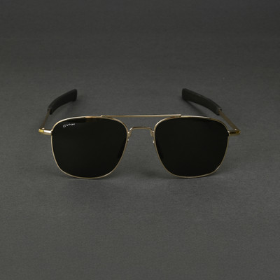 Gynk Retro Square Sunglasses(For Men, Green)