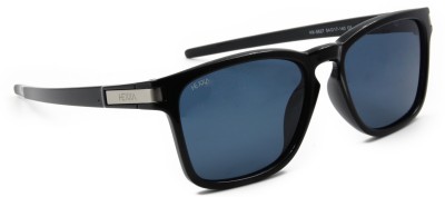 HEXXA Rectangular Sunglasses(For Women, Blue)