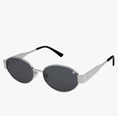 SUNGLASSES WORLD Oval Sunglasses(For Men & Women, Black)
