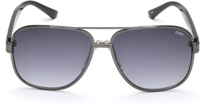 IDEE Retro Square Sunglasses(For Men, Grey)