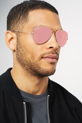 RESIST EYEWEAR Aviator Sunglasses(For Men & Women, Pink)