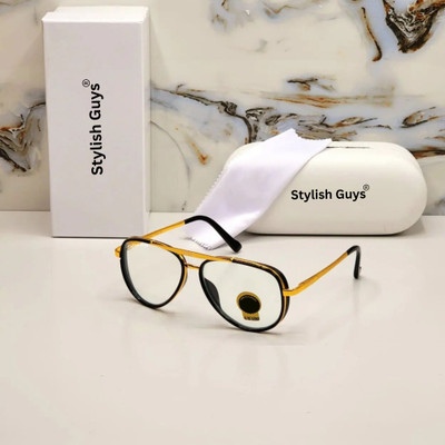 STYLISH GUYS Aviator, Spectacle , Round, Sports Sunglasses(For Men & Women, Clear)