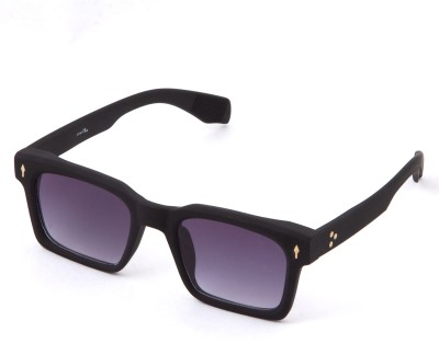 Xiraro Retro Square Sunglasses(For Men & Women, Grey)