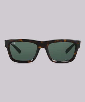 Ray-Ban Rectangular Sunglasses(For Men & Women, Green)