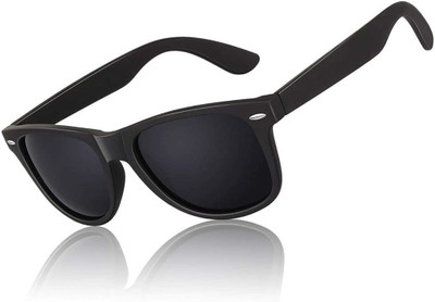 Blowzy Wayfarer Sunglasses(For Men, Black)