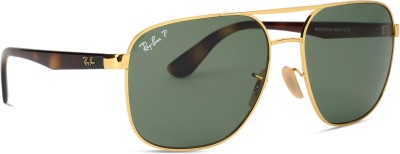 Ray-Ban Aviator Sunglasses(For Men & Women, Green)
