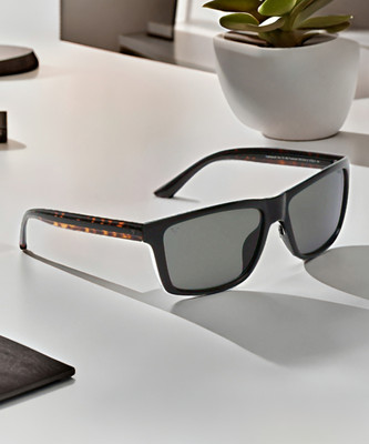 Sunnies Rectangular Sunglasses(For Men & Women, Green)