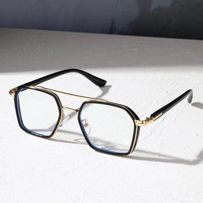 VALWICK Retro Square Sunglasses(For Men & Women, Clear)
