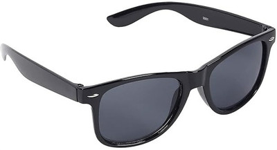 MH TRADERS Retro Square Sunglasses(For Men & Women, Black)