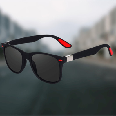 Supreno Wayfarer Sunglasses(For Men, Black)