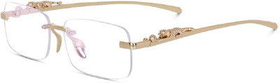 ALFATOORE Rimless Rectangle Frame(42 mm)