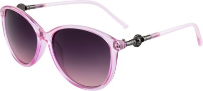 Fair-x Oval Sunglasses(For Women, Pink)