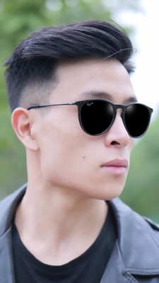 RESIST EYEWEAR Oval Sunglasses(For Men & Women, Black)