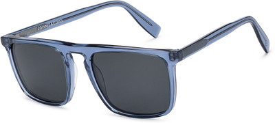 john jacobs Rectangular Sunglasses(For Men & Women, Grey)