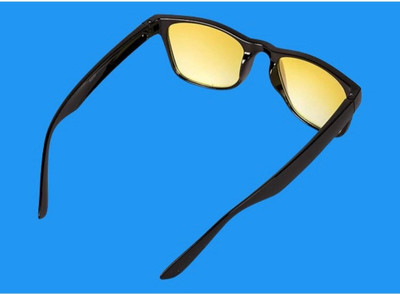 LENS LIBRARY Wayfarer Sunglasses(For Men & Women, Yellow)