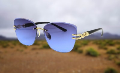 Rich Club Butterfly Sunglasses(For Women, Blue)