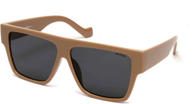 MESPEE Rectangular Sunglasses(For Men & Women, Black)
