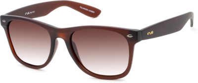 IRUS Wayfarer Sunglasses(For Men, Brown)