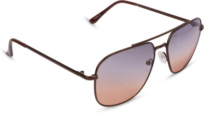 Sunnies Rectangular Sunglasses(For Men & Women, Black)