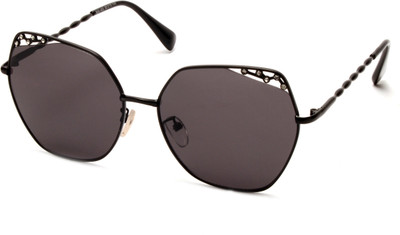 MESPEE Rectangular Sunglasses(For Men & Women, Grey)