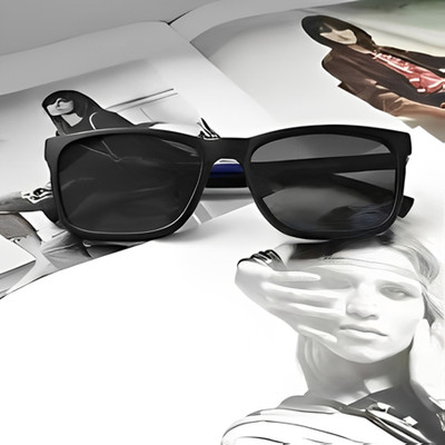 Glasso Retro Square, Shield, Wayfarer, Sports Sunglasses(For Men & Women, Black, Blue, Brown, Green)