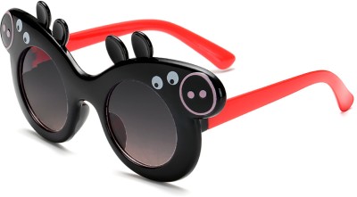 SYGA Round Sunglasses(For Boys & Girls, Black)