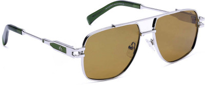specsmakers Aviator Sunglasses(For Men & Women, Green)