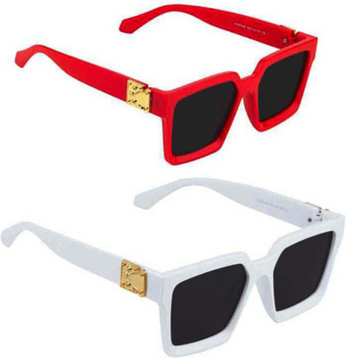 ELLIGATOR Wayfarer, Retro Square Sunglasses(For Men & Women, Black)