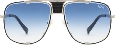 HEXXA Clubmaster Sunglasses(For Men, Blue)