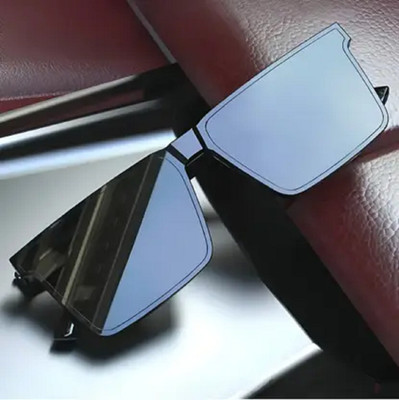 zivanto Rectangular, Retro Square Sunglasses(For Men & Women, Black)