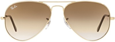 RB WORLDS Aviator Sunglasses(For Men & Women, Brown)