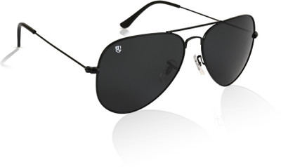 Park Line Aviator Sunglasses(For Men & Women, Black)