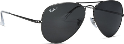 Ray-Ban Rectangular Sunglasses(For Men & Women, Grey)