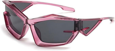 Augen Cat-eye Sunglasses(For Men & Women, Black)