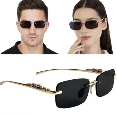 Aone Aviator, Round, Sports Sunglasses(For Men & Women, Black)