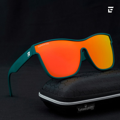 Eyewearlabs Rectangular Sunglasses(For Men & Women, Red)