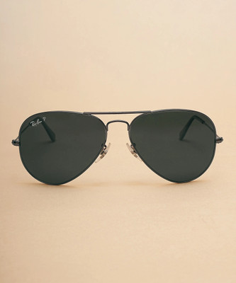Ray-Ban Aviator Sunglasses(For Men, Green)
