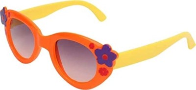 CREATURE Oval Sunglasses(For Girls, Black)