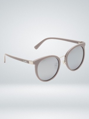 Sunnies Round Sunglasses(For Women, Grey)