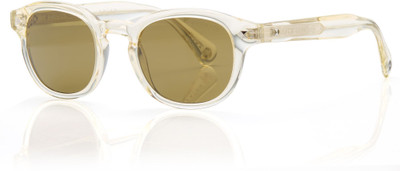 Shisen Fox Oval Sunglasses(For Men & Women, Green)